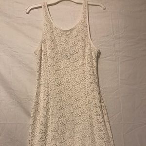 Jennifer Lopez white lace woman’s dress size 8